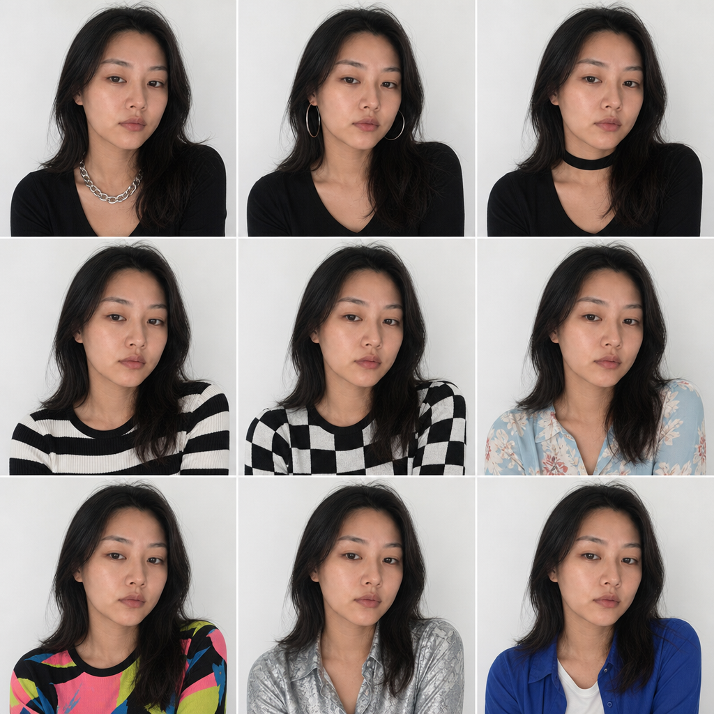 주의 액세서리·패턴 비교 보드